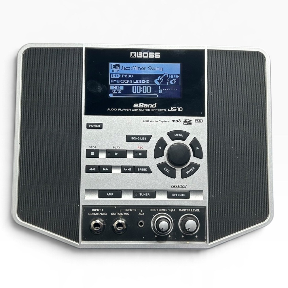 Tested Boss eBand JS-10 Audio Player with Guitar Effects COSM Amp Modeling JS10